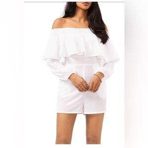 Short Romper Brand 1. State Size L Color Ultra White